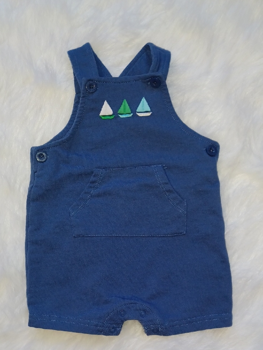 Little Me Baby Boy Sail Boat Jumper.